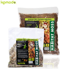 KOMODO HABITAT SPHAGNUM  MOSS REPTILE SNAKE TORTOISE SUBSTRATE FLOORING 2 SIZES