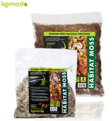 Komodo habitat sphagnum moss - ,