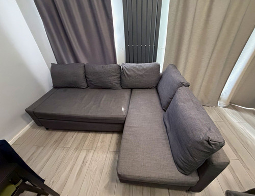 Ikea friheten grey fabric - friheten,