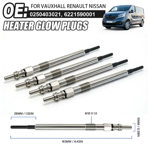Diesel glow plugs for - 4x,