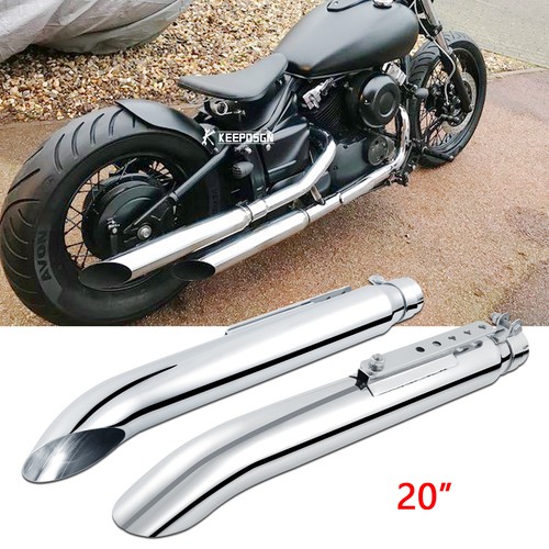 Stainless steel exhaust - 2x,