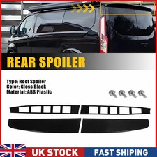 Fit Ford Transit Custom V362 2012-22 Rear Roof Spoiler Accessories Glossy Black