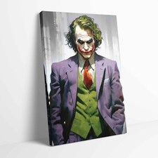 Joker Portrait Stretched