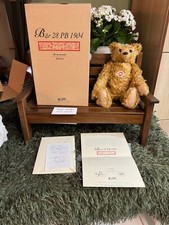 Steiff 404115 Teddy Bear PB 28 1904 Jointed Mohair Limited Edition ORIGINAL BOX