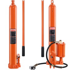 VEVOR Hydraulic Long Ram Jack 3/4/8T Flat Base/Clevis Base Engine Hoist Cylinder