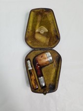 Antique Boxed Smoking Pipe - Hallmarked Silver Glasgow 1840