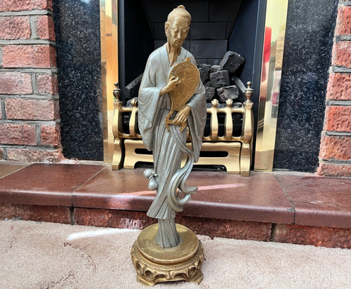 Vintage large oriental elderly - vintage,