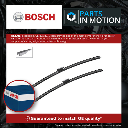 Wiper blades flat - 2x, /