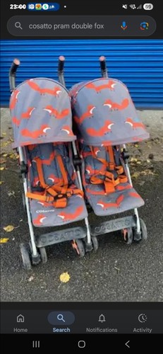 Double pram cosatto - pram,