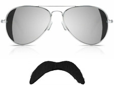 Freddie Mercury Sunglasses And Moustache Tash Queen Fancy Dress Rock Costume