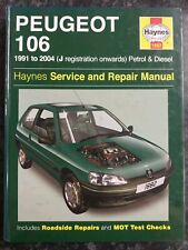 Peugeot 106 haynes car manuals
