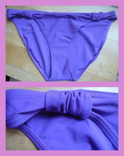 Purple bikini swimming - bikini,