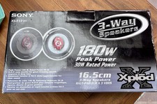 Sony Xplod XS FS1731 3 Way Speakers 180w New Unused In Original Packaging