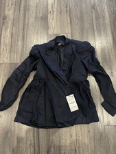 Zara Woman Navy Blazer UK Small