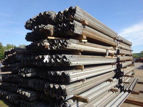 Armco crash barriers used - armco,