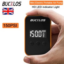 150PSI MINI Pocket Bike Electric Air Pump Quick Rechargeable Compressor Portable