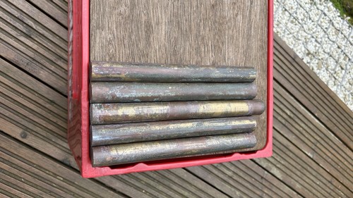 Brass round bar 25mm 235mm - round,