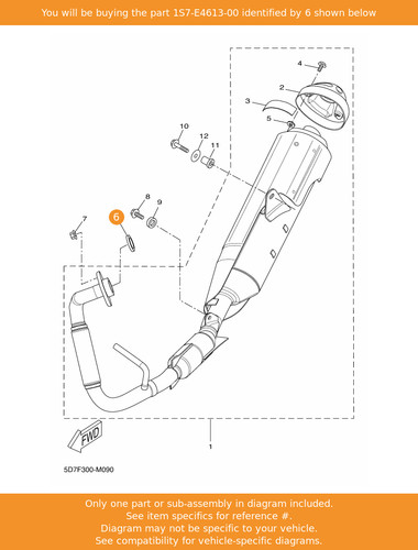 Yamaha gasket exhaust pipe - gasket,,