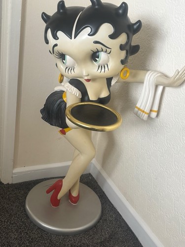 Betty boop resin - figurine, tray
