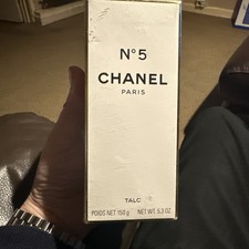 Chanel No 5 Paris TALC 150g Large Perfumed Powder For The Body Brand New Sealed