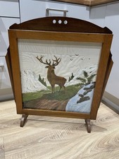 Vintage Wooden Fire Guard