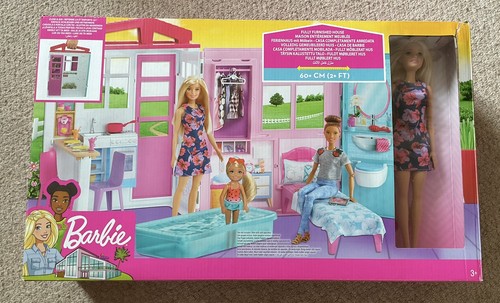Barbie house portable foldaway - barbie,
