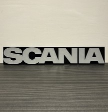 Scania Logo Badge - Grille / Rear Badge - Black and Grey