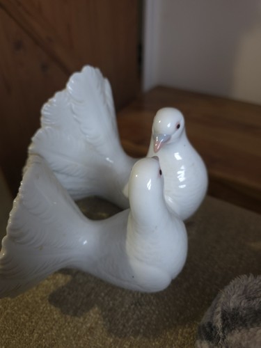 Lladro couple doves - couple, kissing