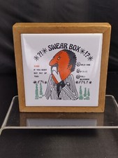 Novelty Swear Box Wooden Money