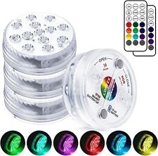 7LED Submersible Color Changing Underwater Lights Waterproof Swimming Pool Pond