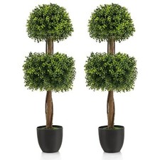 Set of 2 Artificial Boxwood