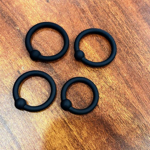 4pcs cock ring - cock, silicone
