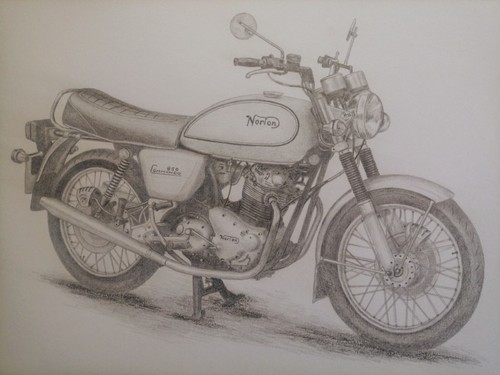 Norton commando 850 - , signed