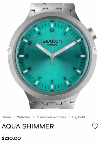 New swatch irony - new, big