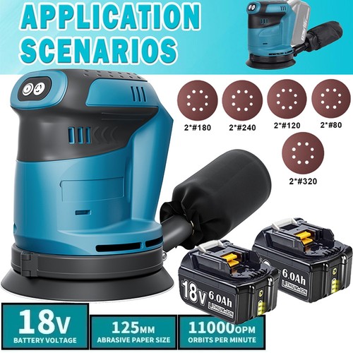 Cordless random orbital sander - random,