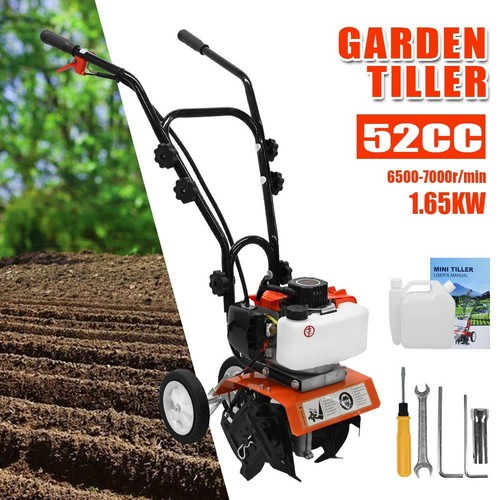 Petrol garden tiller rotovator - garden,