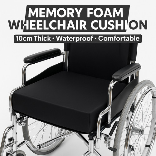 Memory foam wheelchair seat - memory,