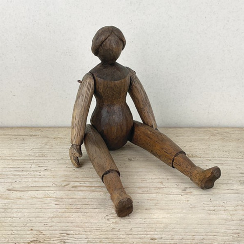 Wooden jointed doll grodnertal - jointed,