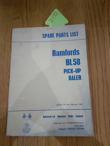 Bamford pick up baler - bamford, bl
