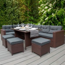 Rattan Corner Set Garden