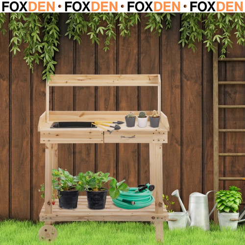 Garden potting bench table wth - garden,