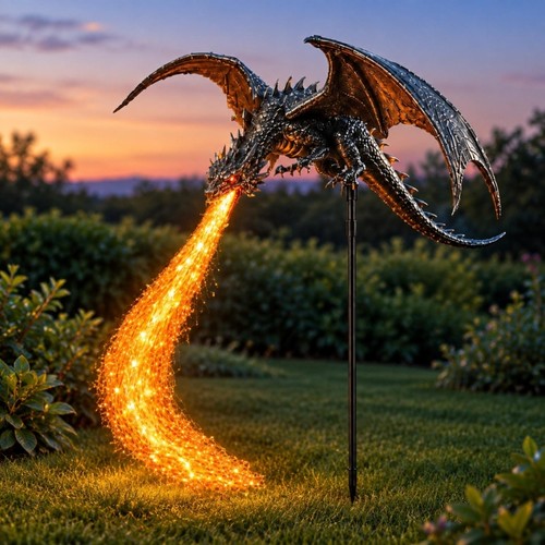 Dragon and flame garden - dragon-and-flame,