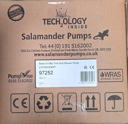 Twin shower pump bar - shower, 3.0