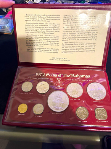 Franklin mint 1972 bahamas - mint,