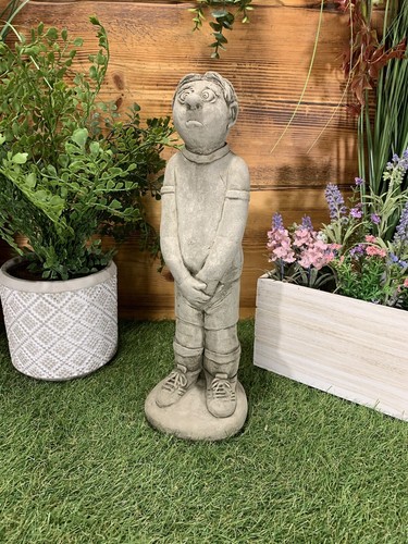 Stone garden footballer - stone, in