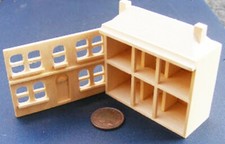 Dolls House Natural Finish Wooden Property 1:12 Scale Miniature 386 tumdee