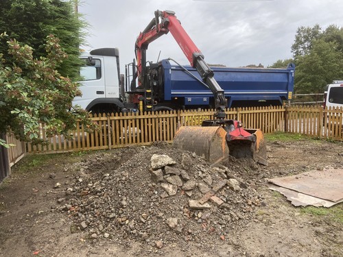 Grab lorry hire - service, muck