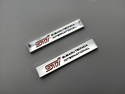 2pcs metal sti wing - sti, side