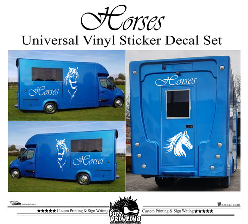 Horse trailer box - horse,