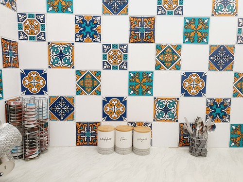 Tile stickers mosaic transfers - mosaic,
